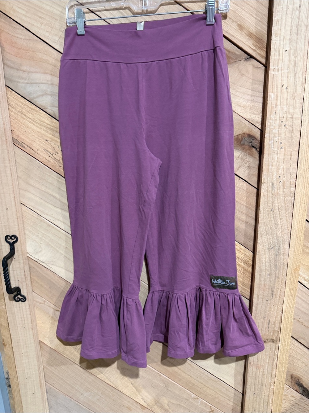 Matilda Jane Plum Ruffle Hem Leggings